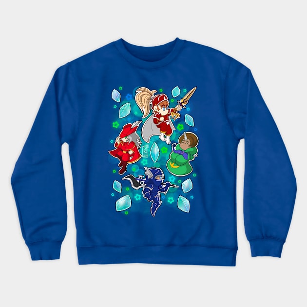 Four warriors of Light Crewneck Sweatshirt by Sara Knite